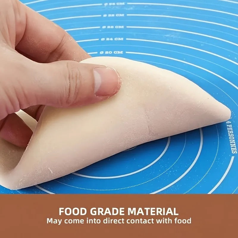 Large Silicone Baking & Rolling Mat with Measurement Guide