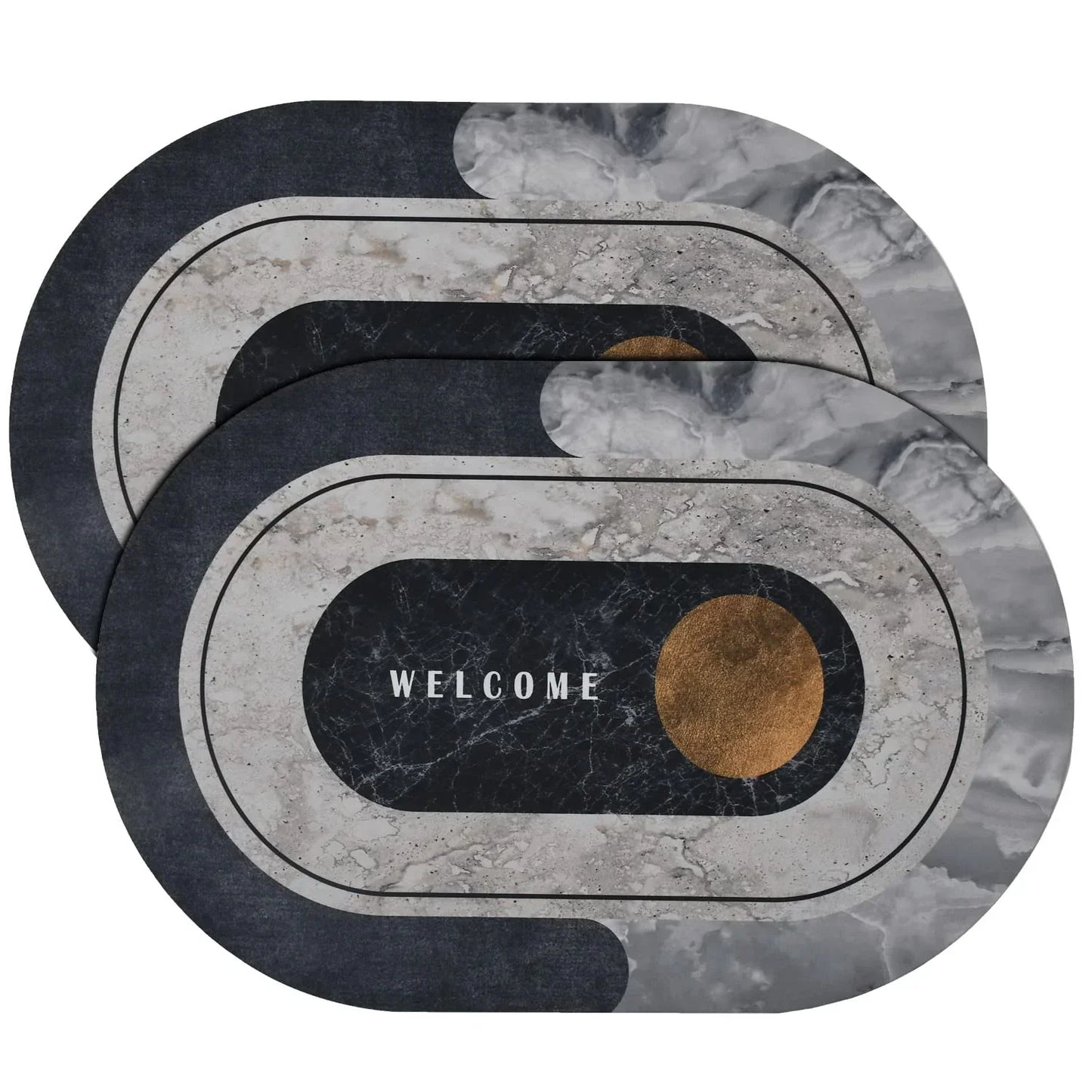 Bath Mat Super Absorbent Quick Drying Bathroom Rugs Non Slip
