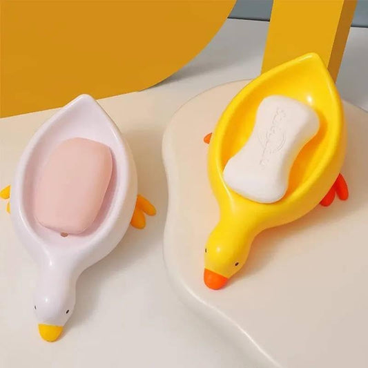 Duck Soap Holder, Cute Soap Drying Rack, Kitchen Bathroom Shelf Floor Type Soap Holder