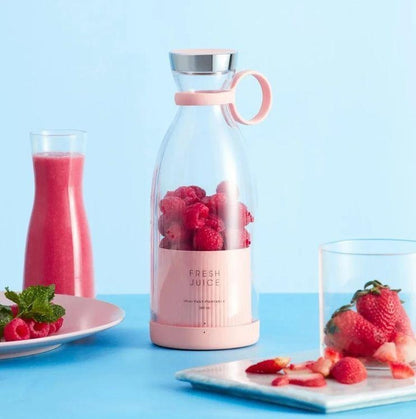 Portable 6 Blades Mini Bottle Juicer