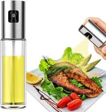 Oil Spray Bottle / 100ml Glass Oil Sprayer For Kitchen Use / Cooking, BBQ, Baking, Frying, Salad Dressing Oil Spray Bottle