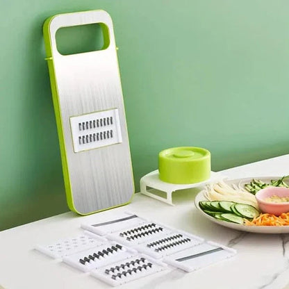 5in1 Vegetable Cutter Multifunctional Stainless Steel Vegetable Cutter & Slicer