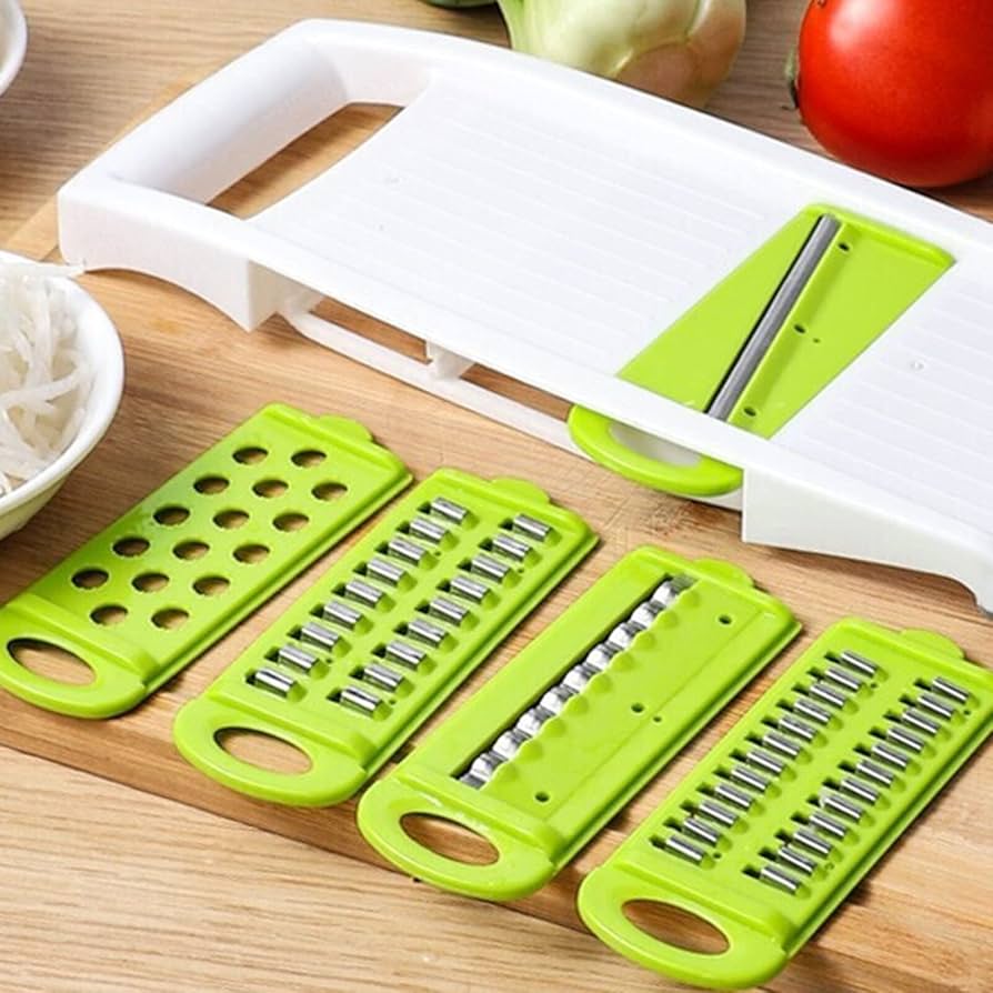 5in1 Vegetable Cutter Multifunctional Stainless Steel Vegetable Cutter & Slicer