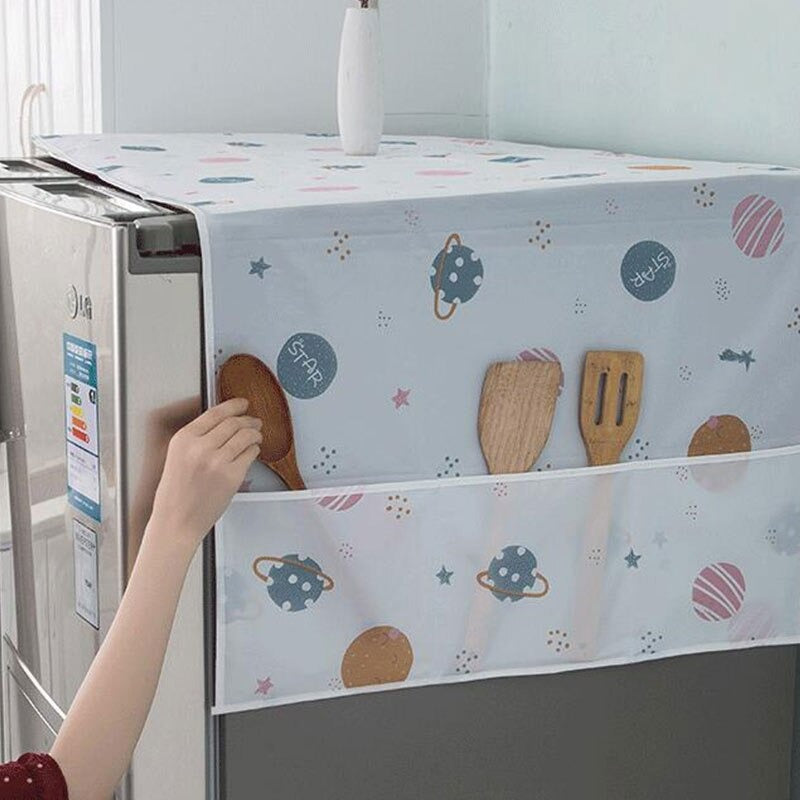 Anti-dust Waterproof Oil-proof Fridge Cover | Protective Refrigerator Top Cover