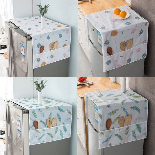 Anti-dust Waterproof Oil-proof Fridge Cover | Protective Refrigerator Top Cover