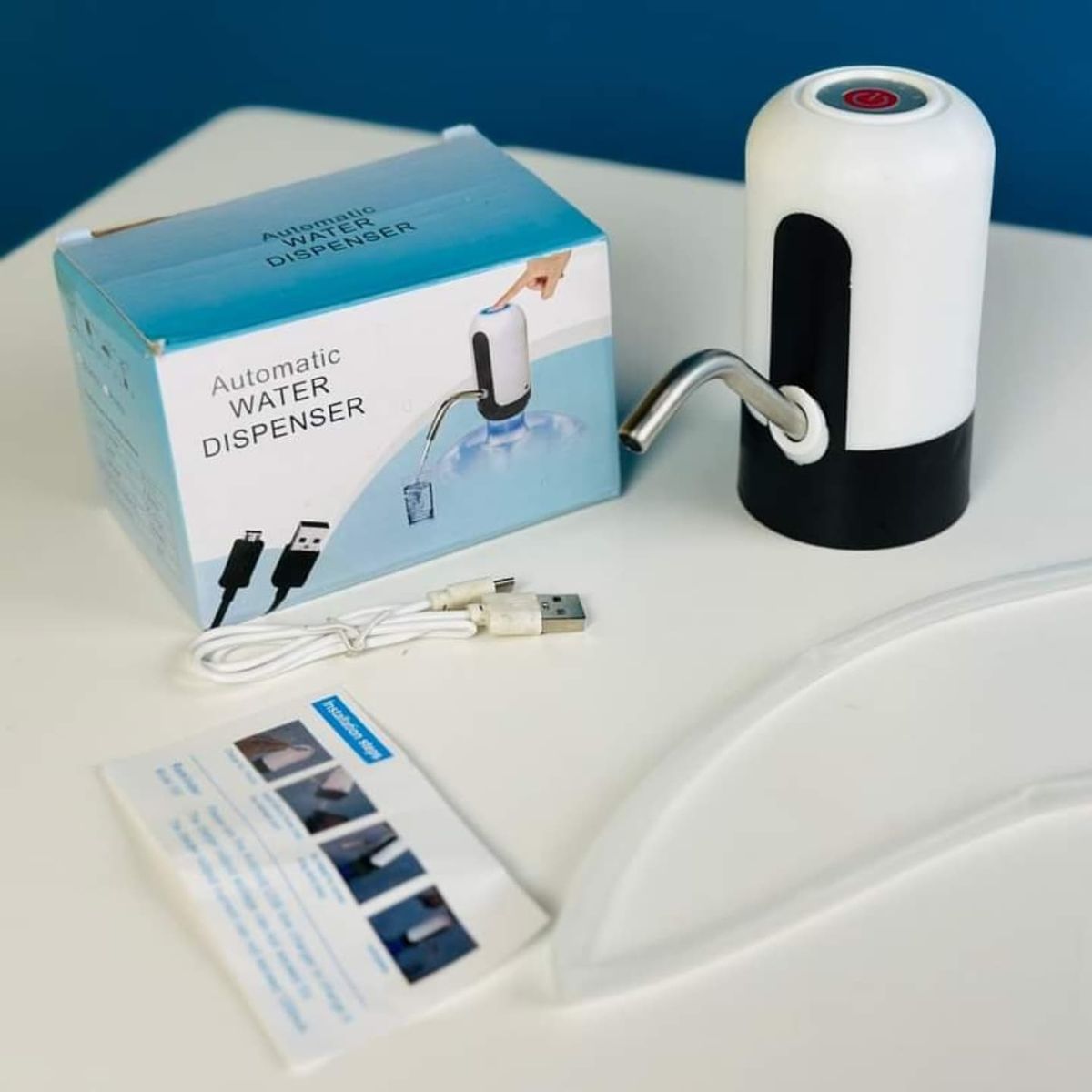 Automatic Electric Water Bottle Pump Dispenser – USB Rechargeable