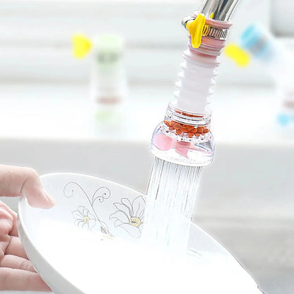 Shower Splash Fan Faucet With Clip Water-saving Filter tap