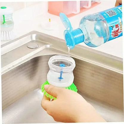 Self Dispensing Cleaning Brush Dish Brush (Pack of 2)