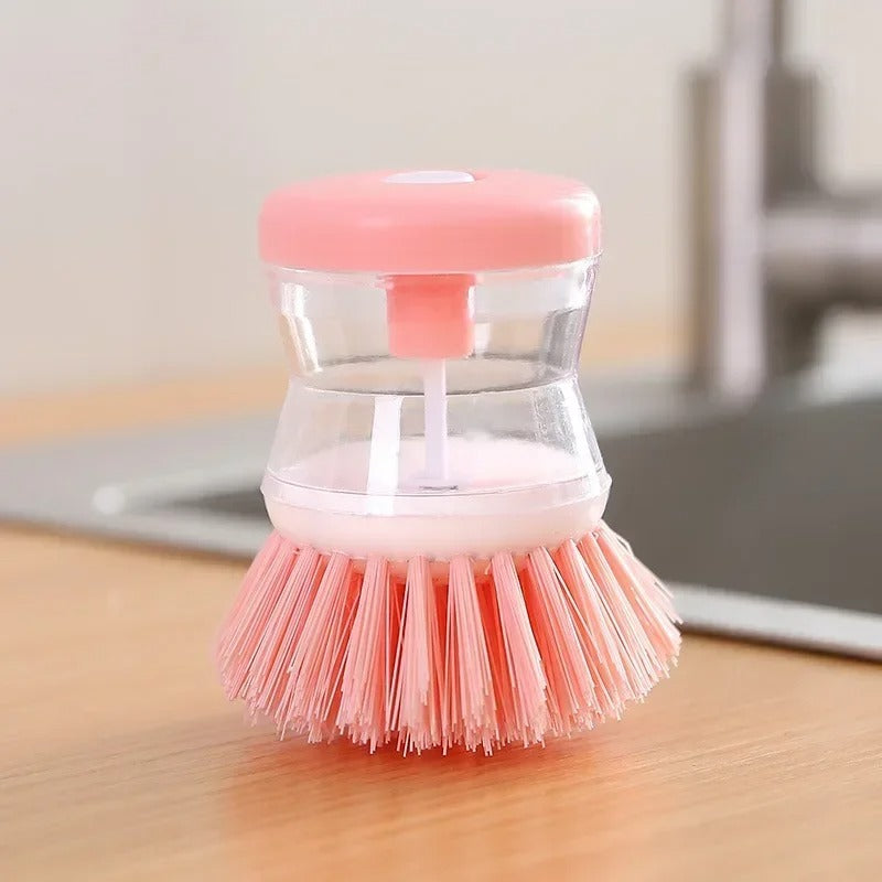 Self Dispensing Cleaning Brush Dish Brush (Pack of 2)